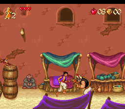 Aladdin (Japan) In game screenshot